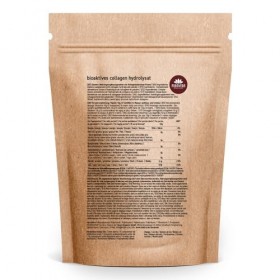 Poudre dhydrolysat de collagène 140 g - Peptides de collagène bioactifs - 90 % de protéines - Sans additifs - Contrôlé et mi