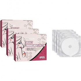 Natural SizeUp Lot de 3 patchs protéinés de kératopeptide, liftant et raffermissant la poitrine, amélioration des seins, anti