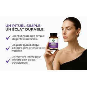 BIONOMIA Beauty Collagen 900mg - Collagene Marin Hydrolyse Naticol + Acide Hyaluronique 100mg + Vitamine C - Peau Cheveux Ong