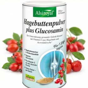 Alsiroyal Cartilage articulaire actif - Pour soutenir un cartilage articulaire sain 250 g de poudre - Avec glucosamine végé