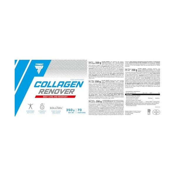 TREC Nutrition Colagen Renover Fraise-Banane 350g