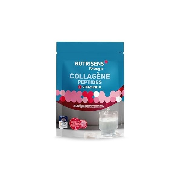 Nutrisens Collagène + Vitamine C. Maintien & Développement Masse Musculaire. Collagène Hydrolysé Bodybalance® : Mobilité au q