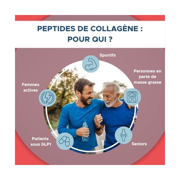 Nutrisens Collagène + Vitamine C. Maintien & Développement Masse Musculaire. Collagène Hydrolysé Bodybalance® : Mobilité au q