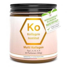 Kollagen Institut Poudre de collagène multi-doses - Peptides de collagène hautement dosés - Hydrolysat de collagène bioactif 