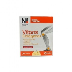 Ns Vitans Colageno+ 30 Sobres Vainilla