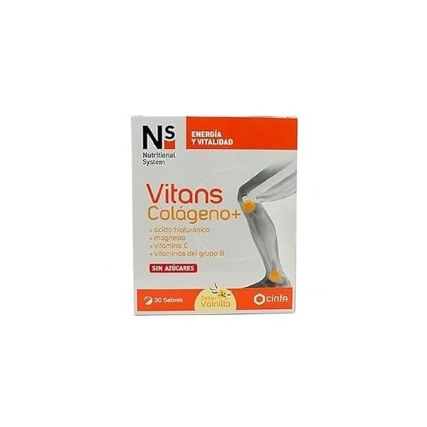 Ns Vitans Colageno+ 30 Sobres Vainilla
