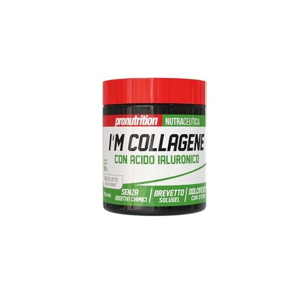ProNutrition IM COLLAGEN 325 gr Goût Fleur de Lait - Collagène hydrolysé SOLUGEL ®Performa BP à haut poids moléculaire dori