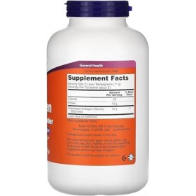 TUDOR Now Foods Poudre de peptides de collagène testée cliniquement pour la santé des articulations et des os 227 g