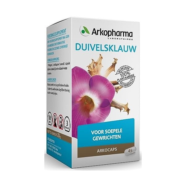 Arkocaps Griffe du Diable 45 Pièces Capsules