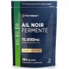Ail Noir Fermenté 15000mg Extra Fort | 180 Gélules Vegan | Complément Alimentaire dExtrait dAil Noir Inodore et Sans Goût |
