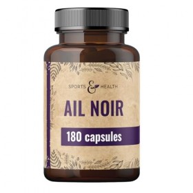 Gélules d’ail noir 9 000 mg à partir d’un extrait 15:1 – 180 gélules hautement dosées – Black Garlic Capsules – Véganes et sa