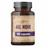Gélules d’ail noir 9 000 mg à partir d’un extrait 15:1 – 180 gélules hautement dosées – Black Garlic Capsules – Véganes et sa