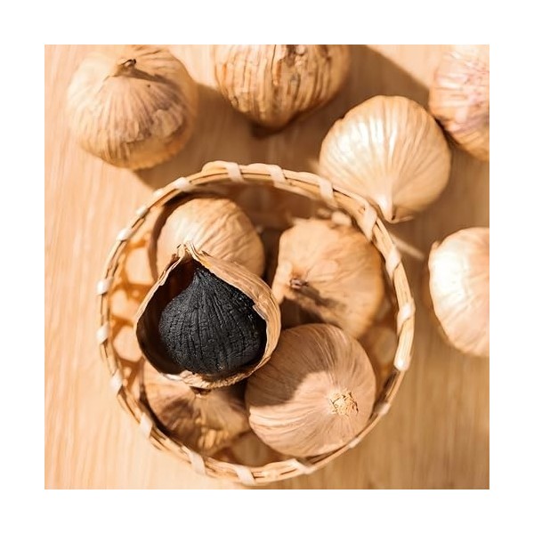 MKSDDF-Ail Noir Fermenté 250g - Sucré & Umami | Fermentation 120 jours | Superaliment Vegan | Riche en Antioxydants | Sans Od