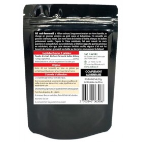 NAKURU | Ail Noir Fermenté | Gamme Power | Fabriqué en France | "Le Ferment Ébène !" 90 Gélules Ail