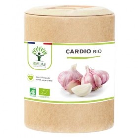 Cardio Bio - Bioptimal - Complément alimentaire - 4 plantes pour la Tension et la Circulation du Sang - Ail Aubépine Olivier ...