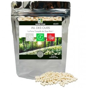NAKURU | Ail des Ours | Gamme Power | Fabriqué en France | "La Force Tranquille des Sous-Bois !" 90 Gélules Ail