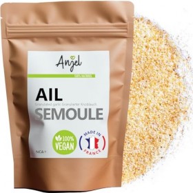Ail Semoule Ail Granulé 250g - Pratique et Aromatique pour Assaisonner Viandes, Légumes, Sauces et Marinades Sans Gluten - 10