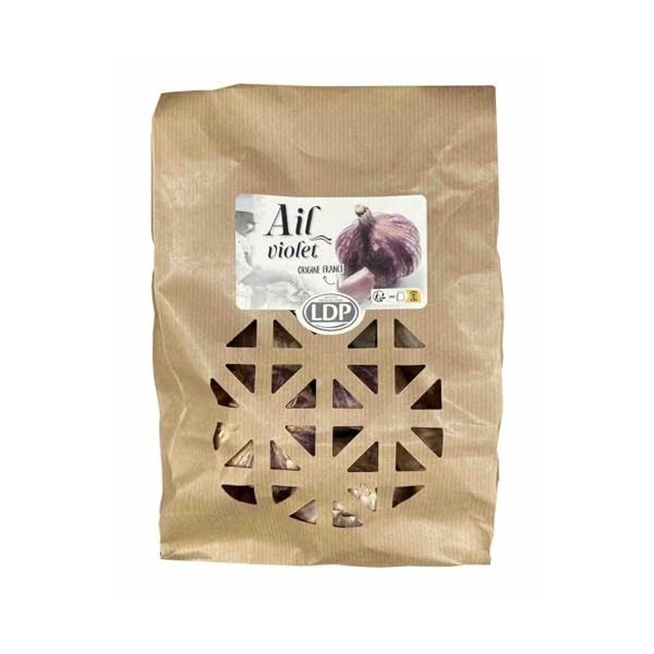 Ail Violet Calibre 50/70 mm Catégorie 1 1kg/Sachet - offres de 1, 2, 3 et 4 Sachets - Livraison Gratuiet France 1 sachet Ail
