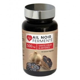 NUTRI EXPERT - Ail noir fermenté - Contribue à un taux de cholestérol normal - Protège du stress oxydatif - Favorise la circu