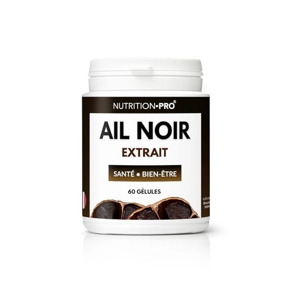 Ail noir – 60 gélules | Extrait concentré | Antioxydants puissants | Immunité & vitalité | Haleine neutre
