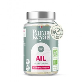 Parakeya – Ail Bio | Cardiovasculaire | Complément Alimentaire | 60 Gélules 60 unité Lot de 1 Ail