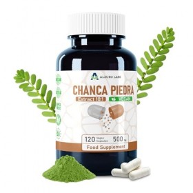 Alzuro Labs Chanca Piedra | 5 000 mg équivalent extrait 500 mg 10:1 | 120 capsules végétaliennes | 4 mois de stock | Complé