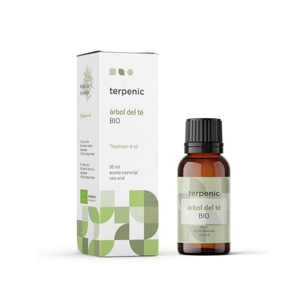 TERPENIC ARBOL DEL TE aceite esencial – infusion aux plantes pour des pauses détente, peut être consommé en journée ou en soi