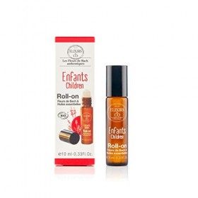 Elixirs & Co - Roll-on aux Fleurs de Bach & Huiles Essentielles - Enfants - Les Fleurs de Bach - Bien être - Détente - Bio - 