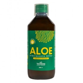 Vestena - Aloe Arborescens avec Agave 100% Pur, Naturel - Recette Père Zago. Jus Détox Naturel pour Foie et Intestins, Draina