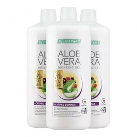 LR Lot de 3 gels à laloe vera Açaí Pro Summer 3 x 1000 ml 