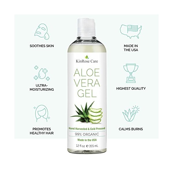 KinRose Care Gel à laloe vera 355 ml