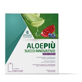 ALOE PLUS ANTIOX FORMULE – GEL DALOE VERA PURE À 100% ARRIÈRE AVEC MIRTILLE ET MELOGRANO - SUQUE DALOE VERA DEPURANT ET DÉG