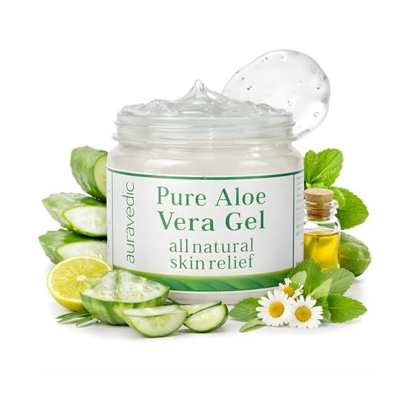 Auravedic Gel daloe vera naturel pur, 100 g
