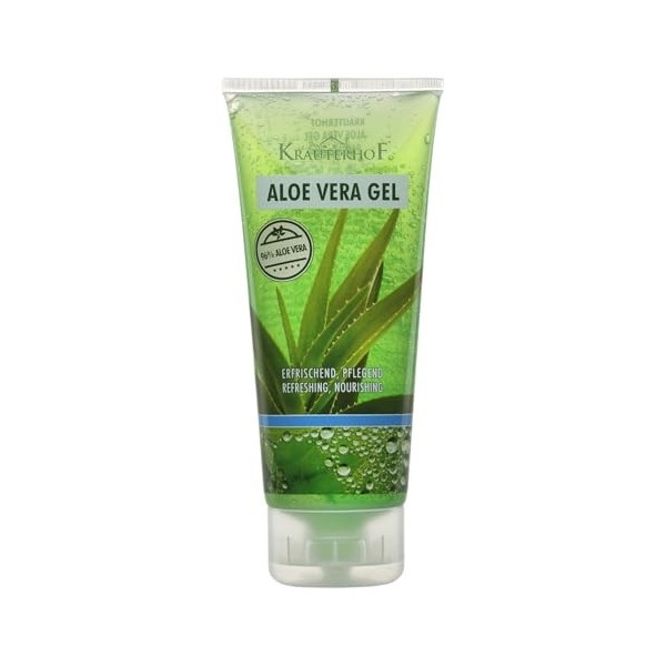 ALOE VERA Gel idéal pour des brûlures de soleil et des contusions 200ml 96% daloe vera