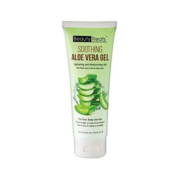 Gel apaisant à laloe vera pour le visage, le corps, les cheveux 3,5 oz