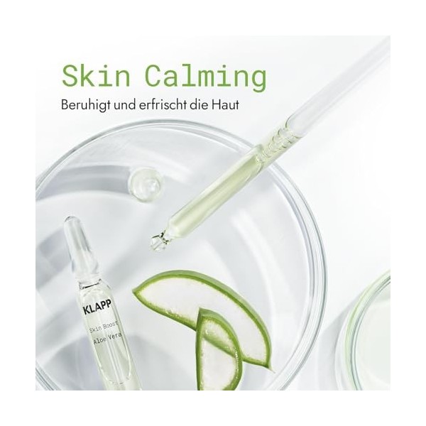 KLAPP Cosmetics Skin Boost Ampoules à laloe vera 5 x 2 ml