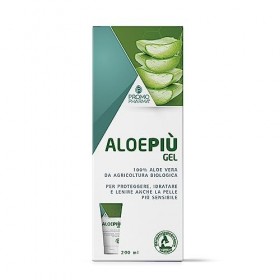 Aloe Più Gel apaise et hydrate les peaux sèches à laloe vera issu de lagriculture biologique Flacon de 200 ml