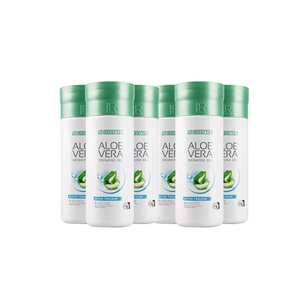 1a LR Aloe Vera 8896 Lot de 6 flacons de gel à boire active Freedom 6 x 1000 ml