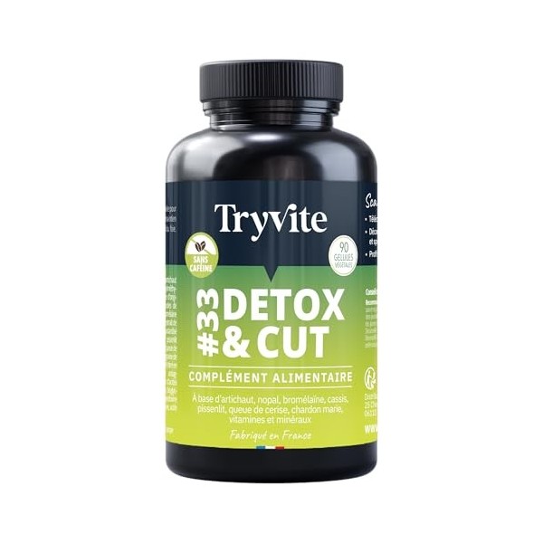 Coupe Faim Puissant et Efficace | Detox Colon Intensif Pour Perte de Poids Rapide et Efficace avec Chardon Marie | TRYVITE DE