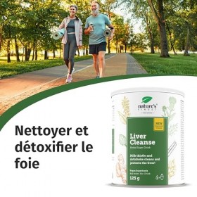 Nature’s Finest by Nutrisslim Detox Foie 125 g - Détox Puissant et Rapide, Chardon Marie Bio et Artichaut Extrait, Drainant N...