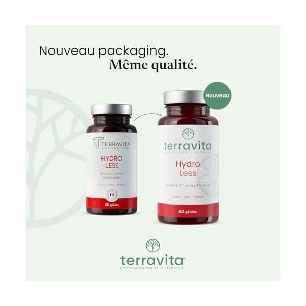 HYDROLESS | Draineur Naturel Anti-Cellulite et Rétention d’eau | 2 en 1 Draine et Reminéralise l’Organisme | Nigelle + Pissen