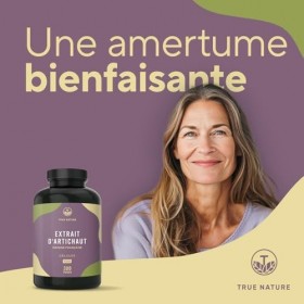 Extrait dArtichaut Français - 2.400mg avec 2,5% Cynarine - 300 Gélules 2,5 mois - Confort Digestif, Foie & Détox - Vegan -