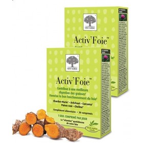 New Nordic ActivFoie - Lot de 2 Boites de 30 Comprimés