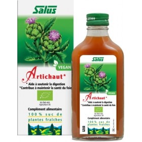 Salus – Artichaut BIO – Complément à Base de Suc dArtichaut BIO – Aide avec Digestion et la Santé du Foie – Végan, Sans Addi
