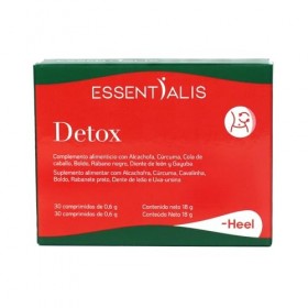 HEEL ESSENTIALIS DETOX 30 comp. – complément alimentaire sous forme de comprimés, facile à intégrer dans la routine de la jou