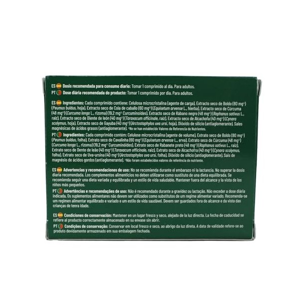 HEEL ESSENTIALIS DETOX 30 comp. – complément alimentaire sous forme de comprimés, facile à intégrer dans la routine de la jou