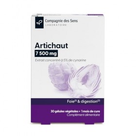 Artichaut 7500 mg – Haute teneur en cynarine – 1 mois de cure intensive