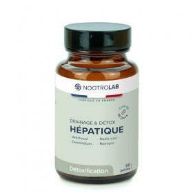 Draineur Hépatique – Complément Détox Foie – Desmodium, Artichaut, Radis Noir, Romarin – Détoxification Hépatique Naturelle –