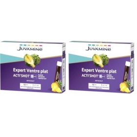 JUVAMINE - Expert ventre plat - Acti Shot 3 en 1 - Artichaut Minceur - Elimine, détoxifie, ventre plat - 10 jours - Arôme an ...
