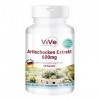 Extrait dartichaut 600mg - 60 gélules - extrait standardisé avec 2,5% de cynarine - hautement dosé et végétalien | Qualité e